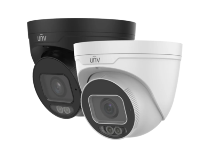 black and white CCTV camera